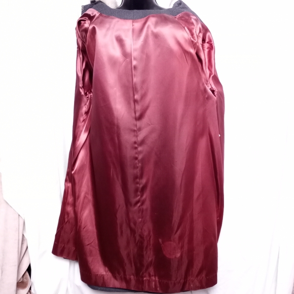 Vintage (1950's) Holly Gab Wool Coat w/Gray Mink Fur Collar - Picture 8 of 8